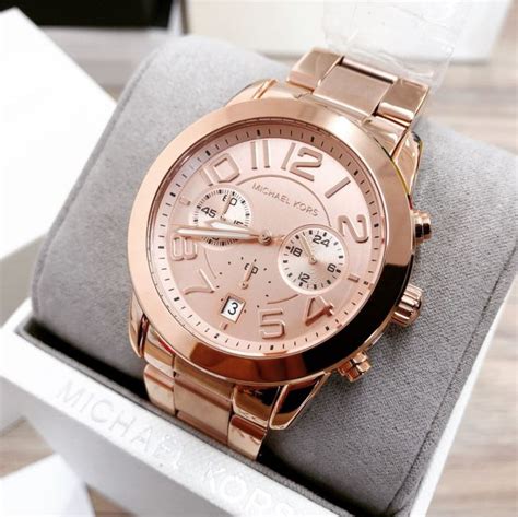 Michael Kors Mercer Chronograph Champagne Dial 